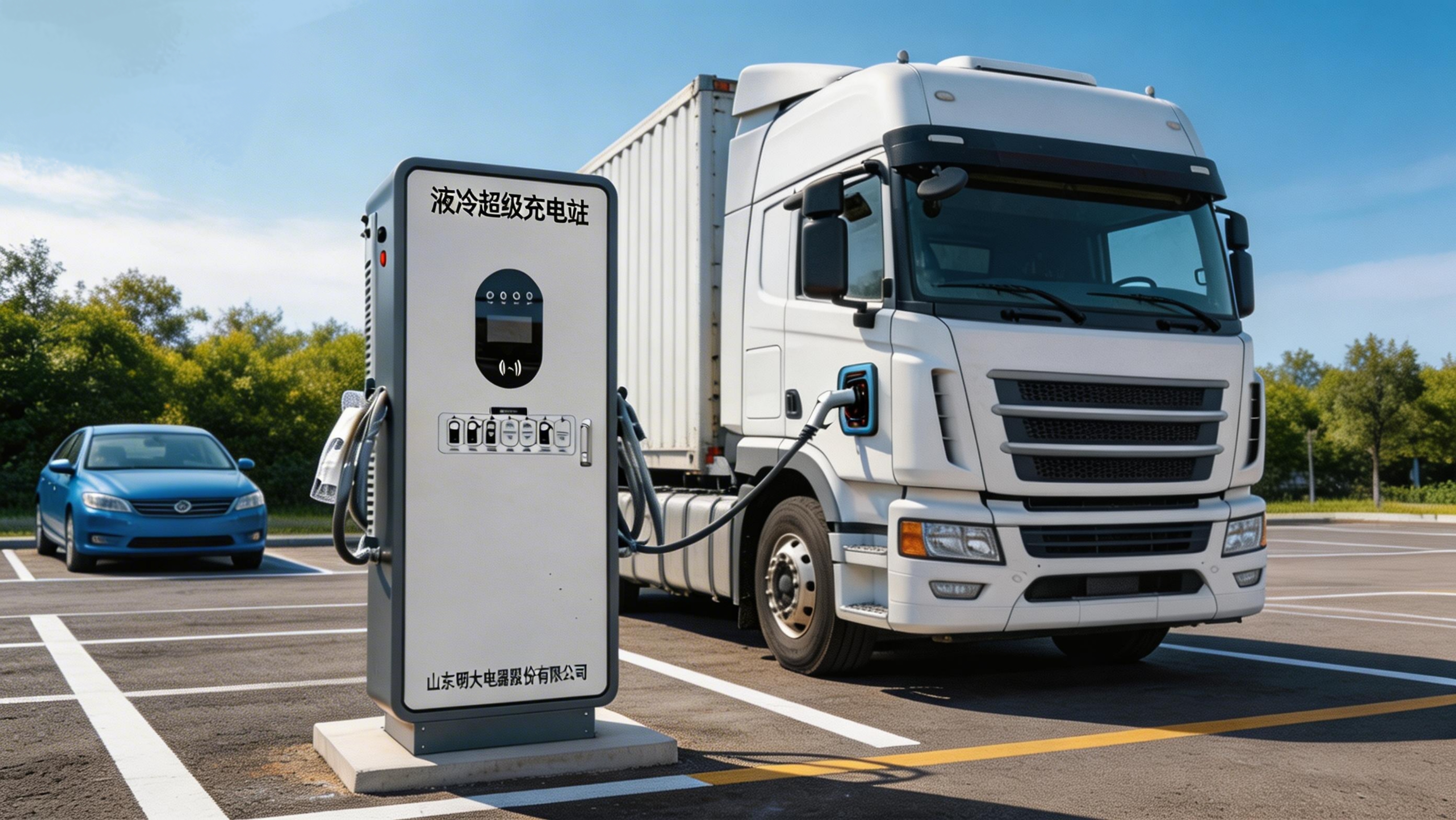 400kW-600kW一体式重卡直流充电桩